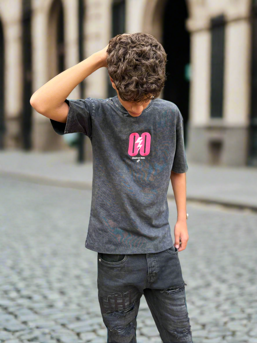 Zero to Down Washed Tee