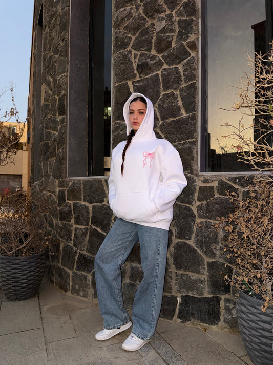 Pink Bow Hoodie